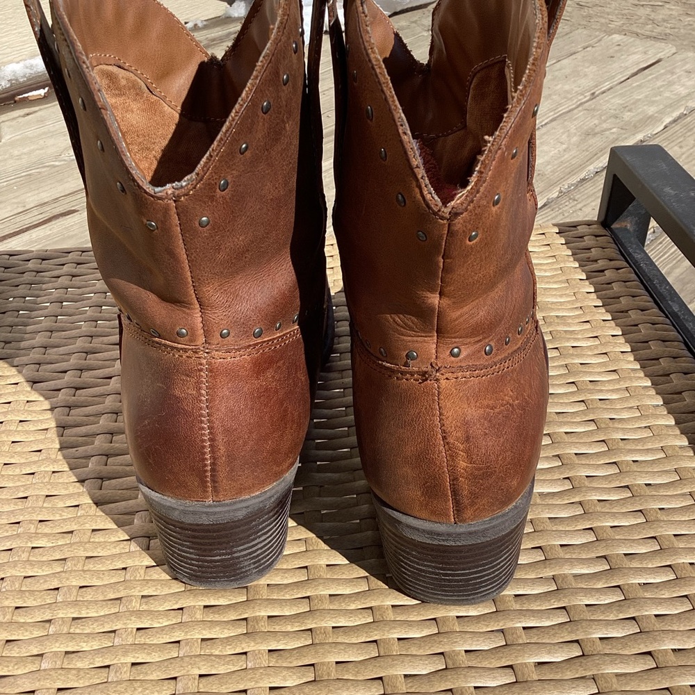 B.O.C Born of Concept Distressed Leather Sybil Western Cowboy Boot -9.5 - Picture 6 of 8